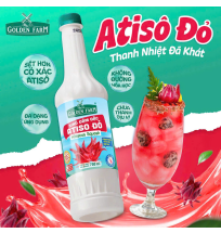 Siro ĐẬM ĐẶC Goldenfarm 700ml - Siro Atiso Đỏ