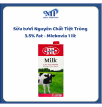 Sữa tươi Nguyên Chất Tiệt Trùng 3.5% fat - Mlekovia 1 lít (CTKM: Mua số lượng càng nhiều giảm càng nhiều, liên hệ shop để biết chi tiết)