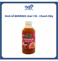 SINH TỐ BERRINO 1 LÍT - Chanh Dây (CTKM: Mua 12 chai giảm 3k/chai, có thể mix)