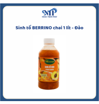 SINH TỐ BERRINO 1 LÍT - Đào (CTKM: Mua 12 chai giảm 3k/chai, có thể mix)