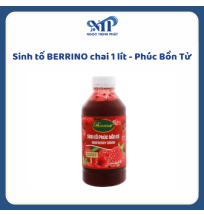 SINH TỐ BERRINO 1 LÍT - Phúc Bồn Tử (CTKM: Mua 12 chai giảm 3k/chai, có thể mix)