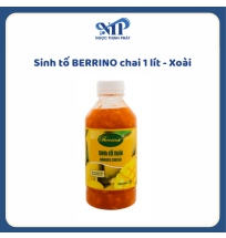 SINH TỐ BERRINO 1 LÍT - Xoài (CTKM: Mua 12 chai giảm 3k/chai, có thể mix)