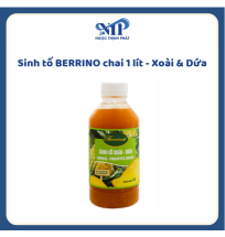 SINH TỐ BERRINO 1 LÍT - Xoài & Dứa (CTKM: Mua 12 chai giảm 3k/chai, có thể mix)