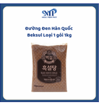 Đường Đen Hàn Quốc Beksul Loại 1  gói 1kg (Dark Brown Sugar 1kg)