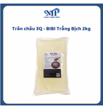 Trân châu 3Q - BIBI Trắng bịch 2kg (CTKM: Mua 2 thùng tặng 1 bịch, Có thể mix)