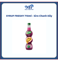 SYRUP FRESHY 710ml - Siro Chanh Leo (chanh dây) (CTKM: Mua 12 chai giảm 5k/chai, có thể mix)