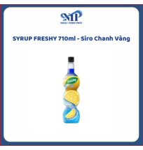SYRUP FRESHY 710ml - Siro Chanh Vàng (CTKM: Mua 12 chai giảm 5k/chai, có thể mix)