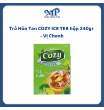 Trà Hoà Tan COZY ICE TEA hộp 240gr - CHANH (CTKM: Mua 1 thùng giảm 1k/hộp)