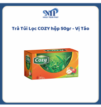Trà Túi Lọc COZY hộp 50gr - vị Táo (CTKM: Mua 1 thùng giảm 2k/hộp)