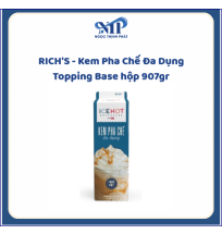 RICH'S - Kem Pha Chế Đa Dụng Topping Base hộp 907gr (CTKM: Mua 1 thùng giảm 6k/hộp)