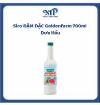 Siro ĐẬM ĐẶC Goldenfarm 700ml - Siro Dưa Hấu (CTKM: Mua 1 thùng giảm 2k/chai, có thể mix)