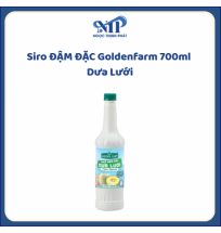 Siro ĐẬM ĐẶC Goldenfarm 700ml - Siro Dưa Lưới (CTKM: Mua 1 thùng giảm 2k/chai, có thể mix)