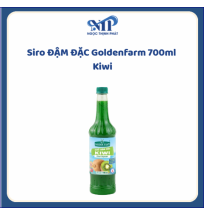 Siro ĐẬM ĐẶC Goldenfarm 700ml - Siro Kiwi (CTKM: Mua 1 thùng giảm 2k/chai, có thể mix)