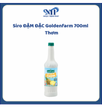 Siro ĐẬM ĐẶC Goldenfarm 700ml - Siro Thơm (CTKM: Mua 1 thùng giảm 2k/chai, có thể mix)