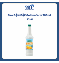 Siro ĐẬM ĐẶC Goldenfarm 700ml - Siro Xoài (CTKM: Mua 1 thùng giảm 2k/chai, có thể mix)