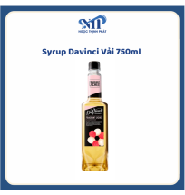 Syrup Davinci Vải 750ml (CTKM: Mua 12 chai giảm 3k/ 1 chai, Có thể mix)