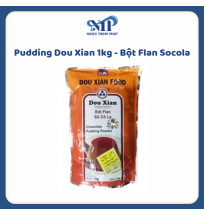 Pudding Dou Xian 1kg - Bột Plan  Sô Cô La (CTKM: Mua 1T giảm 5k/ 1 gói, có thể mix)