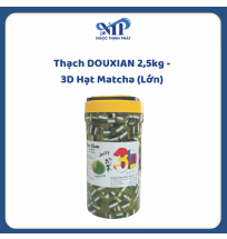 Thạch Douxian 2,5kg - 3D Hạt Matcha (Lớn)