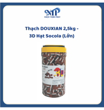Thạch Douxian 2,5kg - 3D Hạt Socola (Lớn)