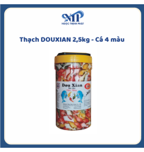 Thạch DOUXIAN hủ 2.5kg - Cá 4 màu 