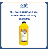 Siro DOUXIAN HOÀNG KIM BÌNH VUÔNG chai 2.5kg - Chanh Dây