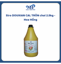 Siro DOUXIAN CAL TRÒN chai 2.5kg - Hoa Hồng