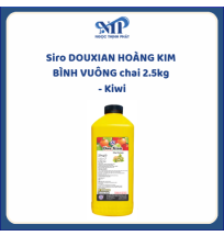 Siro DOUXIAN HOÀNG KIM BÌNH VUÔNG chai 2.5kg - Kiwi