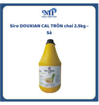 Siro DOUXIAN CAL TRÒN chai 2.5kg - Sả