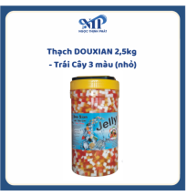 Thạch DOUXIAN hủ 2.5kg - Trái Cây 3 Màu (Nhỏ)