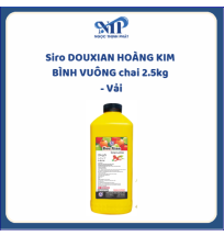 Siro DOUXIAN HOÀNG KIM BÌNH VUÔNG chai 2.5kg - Vải