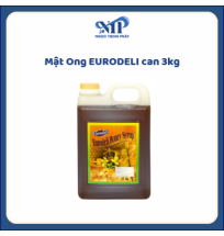 Mật Ong EURODELI can 3kg (CTKM: Mua 1 thùng giảm 5k/can)