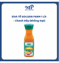 Sinh Tố GOLDEN FARM 1 lít - Chanh Dây Không Hạt (CTKM: Mua 1 thùng giảm 2k/chai, có thể mix)