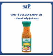 Sinh Tố GOLDEN FARM 1 lít - Chanh Dây (CTKM: Mua 1 thùng giảm 2k/chai, có thể mix)