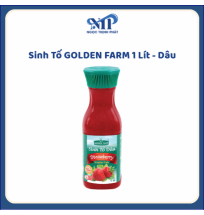 Sinh Tố GOLDEN FARM 1 lít - Dâu (CTKM: Mua 1 thùng giảm 2k/chai, có thể mix)