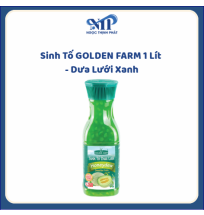 Sinh Tố GOLDEN FARM 1 lít - Dưa Lưới Xanh (CTKM: Mua 1 thùng giảm 2k/chai, có thể mix)