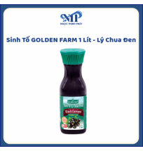 Sinh Tố GOLDEN FARM 1 lít - Lý Chua Đen (CTKM: Mua 1 thùng giảm 2k/chai, có thể mix)