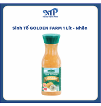 Sinh Tố GOLDEN FARM 1 lít - Nhãn (CTKM: Mua 1 thùng giảm 2k/chai, có thể mix)