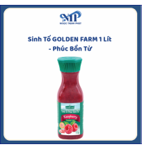Sinh Tố GOLDEN FARM 1 lít - Phúc Bồn Tử (CTKM: Mua 1 thùng giảm 2k/chai, có thể mix)