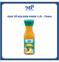 Sinh Tố GOLDEN FARM 1 lít - Thơm (CTKM: Mua 1 thùng giảm 2k/chai, có thể mix)