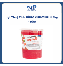 Hạt Thuỷ Tinh HÙNG CHƯƠNG hủ 1kg - vị Dâu (CTKM: mua 1 thùng giảm 2k/hủ, có thể mix)