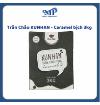 Trân châu Kun Han - Caramel  bịch 3kg (CTKM: Mua 1 thùng giảm 5k/bịch, Có thể mix)