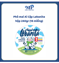 Phô mai Ai Cập Labanita hộp 240gr (16 miếng) (CTKM: Mua 1 thùng giảm 4k/hộp)