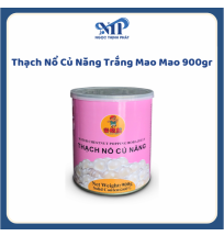 Thạch Nổ Củ Năng Trắng Mao Mao 900gr (thùng 12 lon giảm 2k)