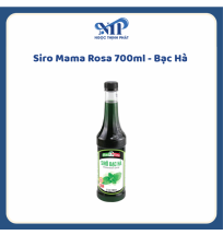Siro Mama Rosa 700ml (chai nhựa) - Siro Bạc Hà (CTKM: Mua 1 thùng giảm 2k/chai, có thể mix)