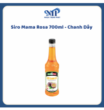 Siro Mama Rosa 700ml (chai nhựa) - Siro Chanh Dây (CTKM: Mua 1 thùng giảm 2k/chai, có thể mix)