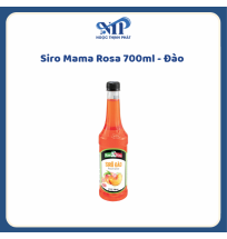 Siro Mama Rosa 700ml (chai nhựa) - Siro Đào (CTKM: Mua 1 thùng giảm 2k/chai, có thể mix)