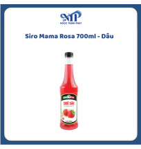 Siro Mama Rosa 700ml (chai nhựa) - Siro Dâu (CTKM: Mua 1 thùng giảm 2k/chai, có thể mix)