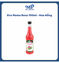 Siro Mama Rosa 700ml (chai nhựa) - Siro Hoa Hồng (CTKM: Mua 1 thùng giảm 2k/chai, có thể mix)