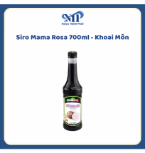 Siro Mama Rosa 700ml (chai nhựa) - Siro Khoai Môn (CTKM: Mua 1 thùng giảm 2k/chai, có thể mix)