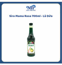 Siro Mama Rosa 700ml (chai nhựa) - Siro Lá Dứa (CTKM: Mua 1 thùng giảm 2k/chai, có thể mix)
